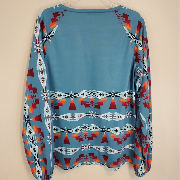 Southwest Print Top - Picture 2 of 5